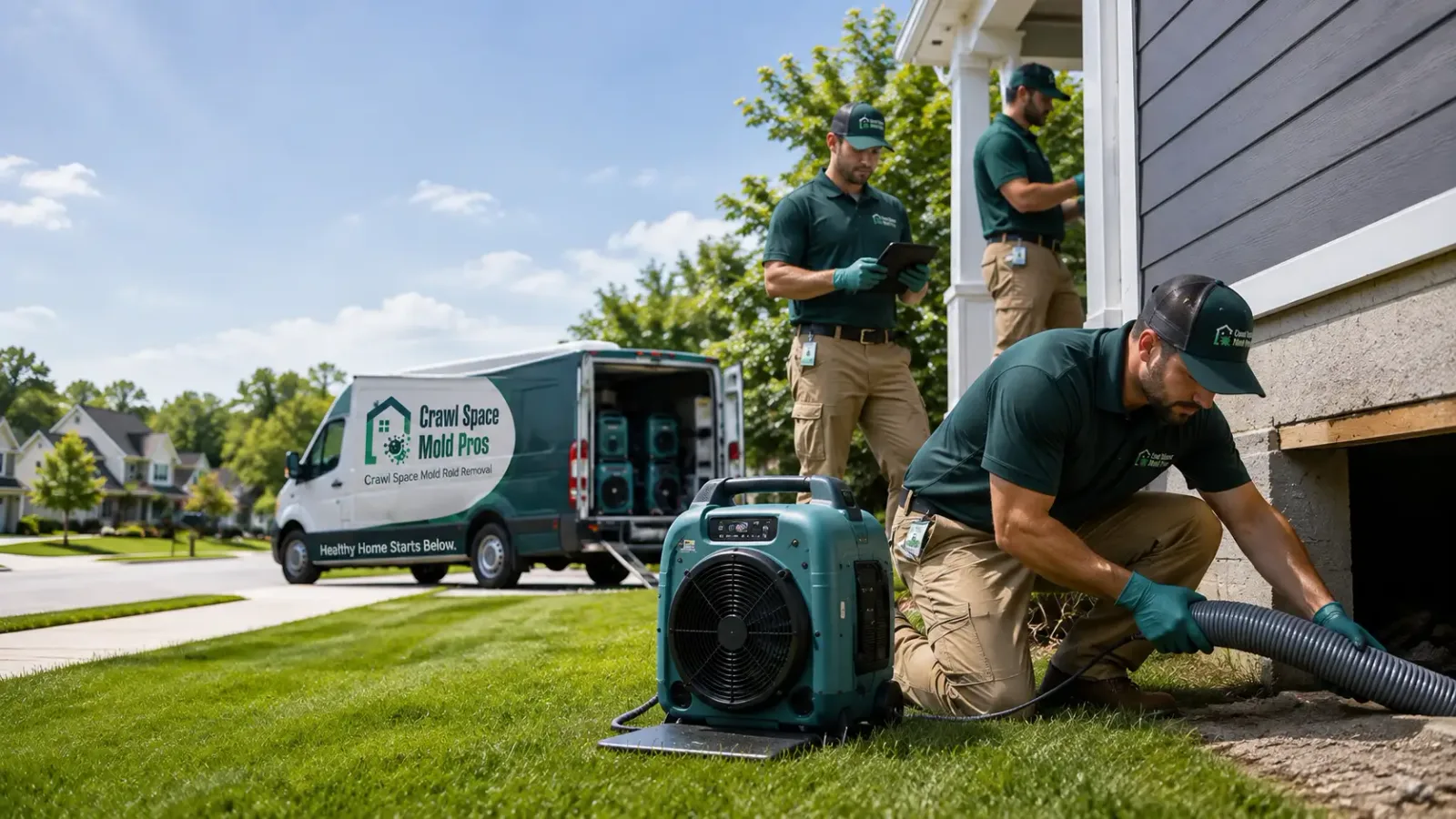 Crawl Space Mold Removal in Buchtel, OH
